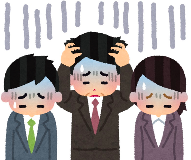 つらい事をつらく話す人